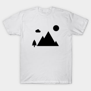 Minimalist Mountains T-Shirt